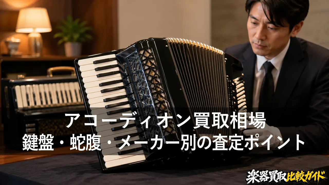 アコーディオン買取相場｜鍵盤・蛇腹・メーカー別の査定ポイント