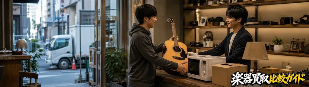 リサイクルショップで楽器買取を依頼するメリット