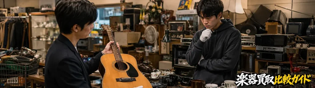 リサイクルショップで楽器を売るデメリット