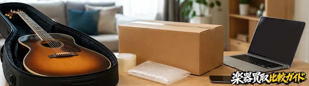 宅配買取におすすめしやすい楽器買取サービス