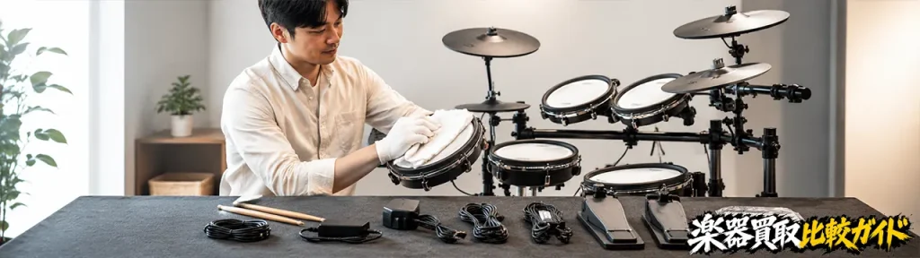 電子ドラムを高く売るための準備