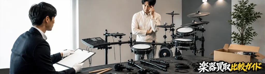 電子ドラムを売るときによくある失敗