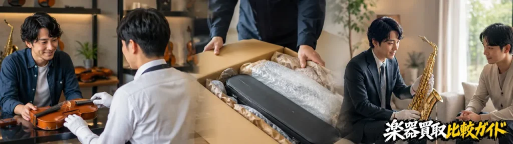 楽器買取で利用できる3つの方法