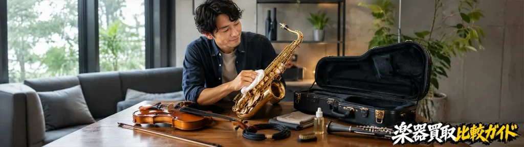 楽器を高く売るための準備