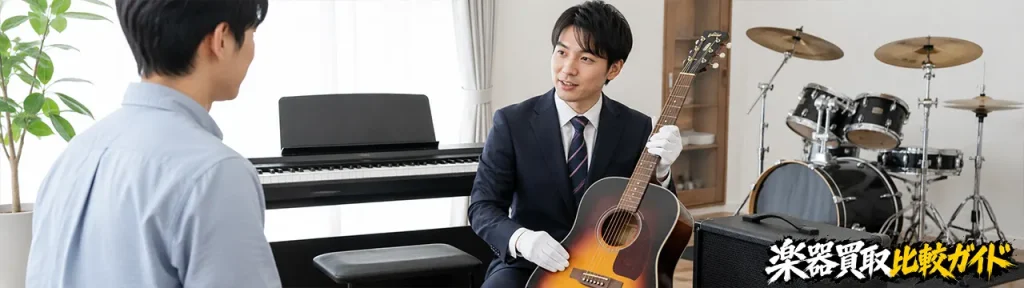 楽器買取の出張サービスが向いている人