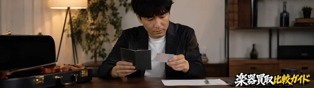 楽器買取を申し込む前の注意点