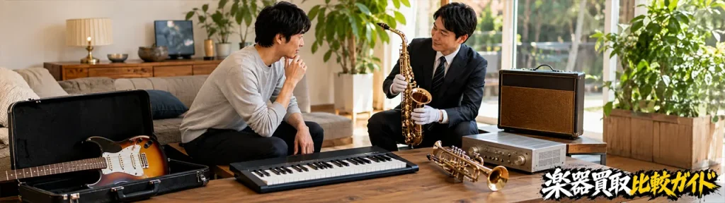 楽器買取 出張 おすすめランキング比較表