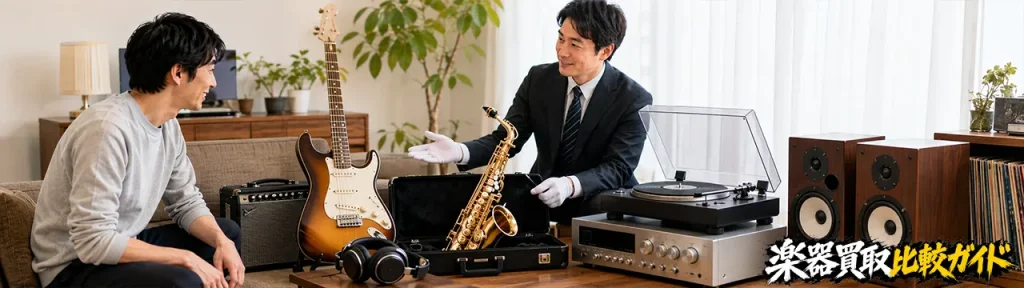 3位：楽器買取 福ちゃん｜楽器とオーディオをまとめて売りたい人向け