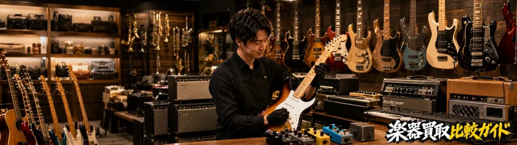 ハードオフの楽器買取の特徴