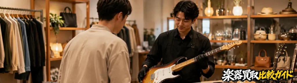 セカンドストリートの楽器買取の特徴