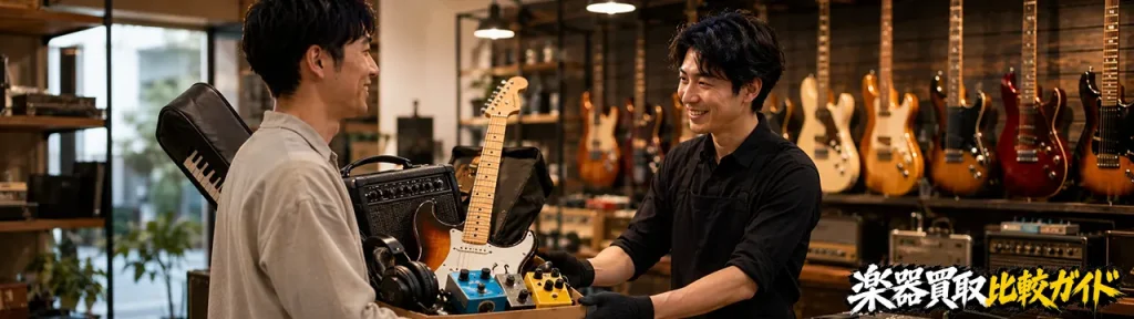 ハードオフの楽器買取がおすすめな人