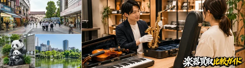 楽器買取を上野で行うおすすめの選び方