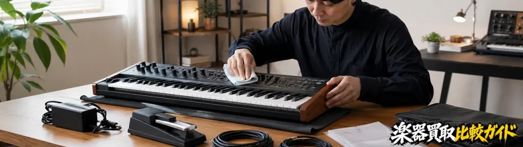 キーボード・シンセサイザーを高く売るコツ