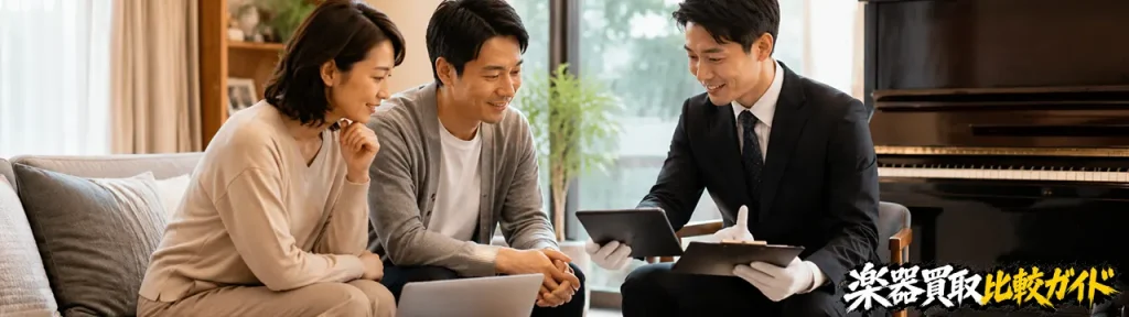 ピアノ買取でおすすめしやすい業者の考え方