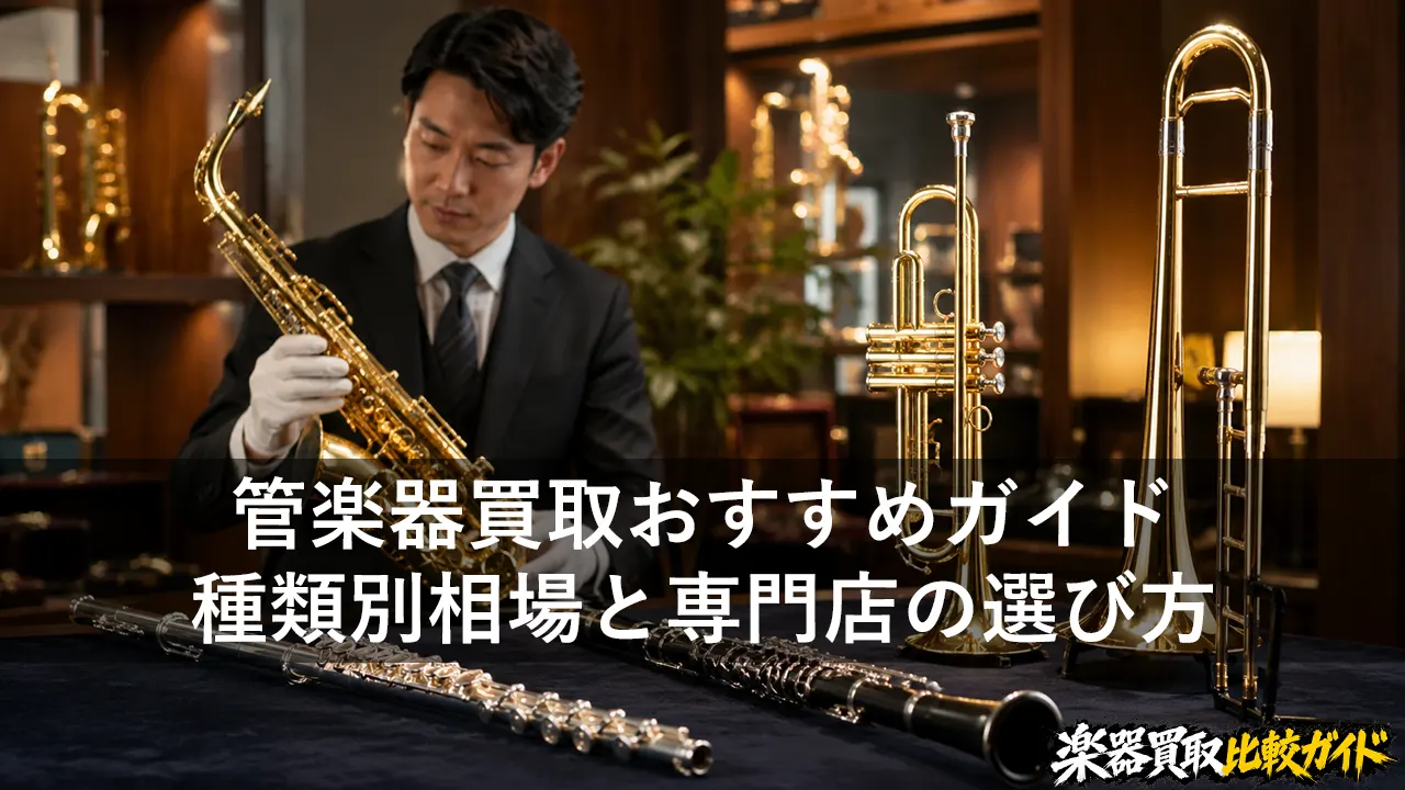 管楽器買取おすすめガイド｜種類別相場と専門店の選び方