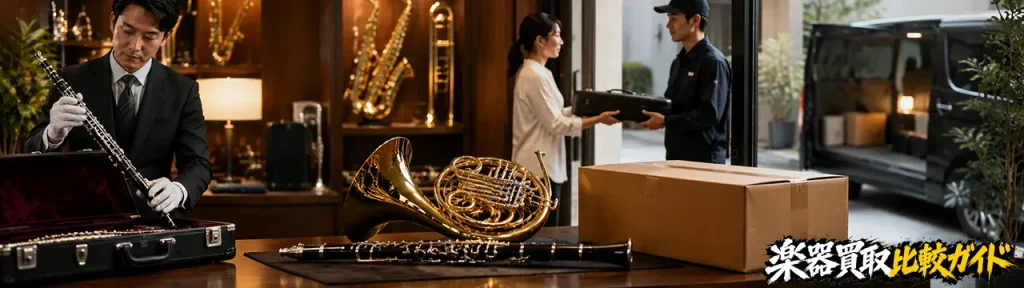 管楽器買取でおすすめしやすい買取サービス