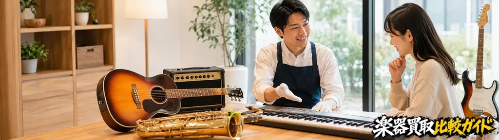 北摂・茨木・吹田・高槻でおすすめの楽器買取ランキング
