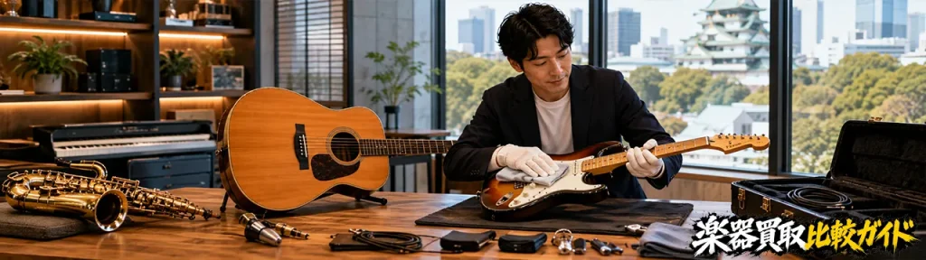 名古屋で楽器を高く売るコツ