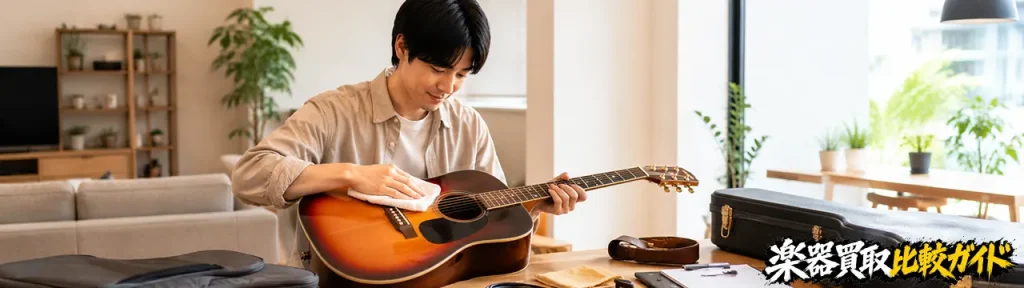 新潟で楽器を高く売るための準備