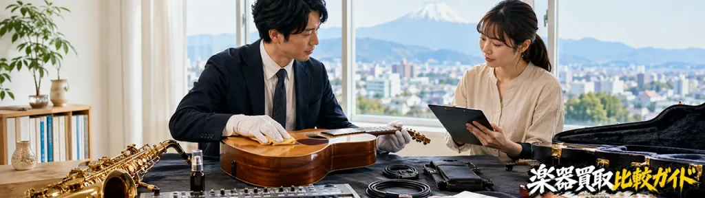 静岡県で楽器を高く売るコツ