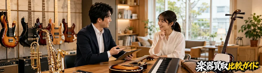 楽器別におすすめの売却先