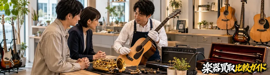 豊橋・豊田・守山区で楽器を高く売るための比較ポイント