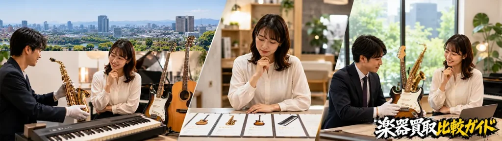楽器買取 神奈川でおすすめの買取業者比較