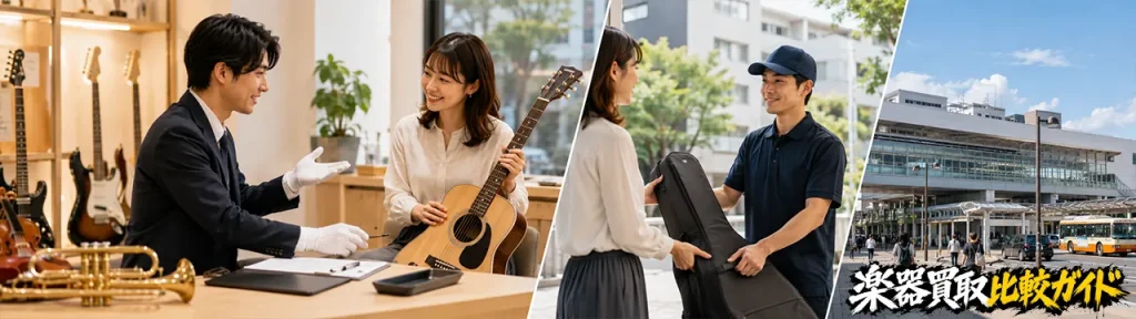 厚木・本厚木で楽器買取を利用する時の選び方