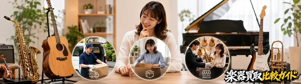 神奈川県央でおすすめの楽器買取の選び方
