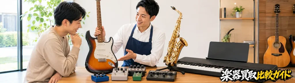 楽器の種類別におすすめの売り方