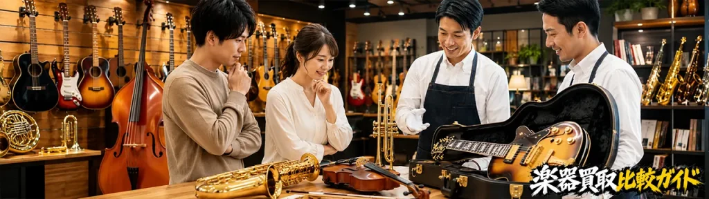 栃木・群馬の楽器買取おすすめ店ランキング
