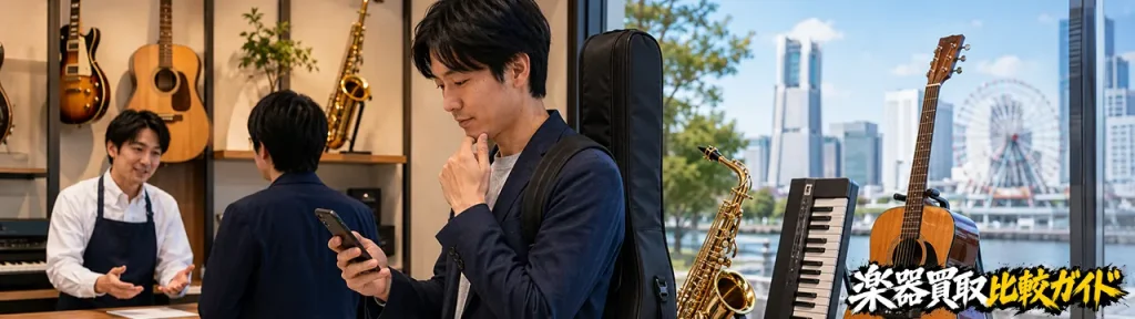 横浜の楽器買取おすすめ店を比較